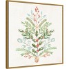 Amanti Art 30"x30" Elegant Holiday V by Veronique Charron Framed Canvas Wall Art Print - 2 of 4