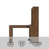 CENGHU L-Shaped Desk with Charger, Computer Desk with Drawers & Bookshelf, Modern Corner Desk, Home Office Desk, Study Table Writing Desk - 3 of 4