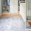 Hauteloom Gael Blue Boutique Washable Rug - 2 of 4