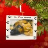 Polarx 3.0 Inch Rest In Peace Pet Frame Ornament Christmas Tree Ornament , Christmas Decor Furry Friend Cat Dog (1PC) - 2 of 4