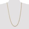 Black Bow Jewelry 4mm, 14k Yellow Gold, Flat Figaro Chain Necklace - 2 of 4