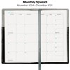 Global Printed Products 14 Month Pocket Planner Grey and Black 2025 with Pen - 4 of 4