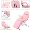 GlasFlength Seating Sets, Massage Tattoo Chair Set, Pink, 72.8"*24.4"*27.6" - 2 of 4
