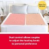 Heated Mattress Pad Queen Size Dual control, Electric Bed Warmer with Overheat Protection, 4 Heat Setting, ELT Certified, Machine Washable, 60x80 - image 2 of 4