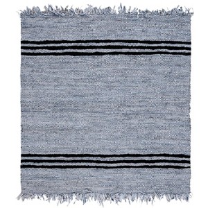 Vintage Leather W/ Fringes VTL702 Hand Woven Indoor Rugs - Safavieh - 1 of 4