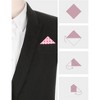 INSPIRE CHIC Men's Polka Dots Business Tuxedo Wedding Pocket Squares Handkerchief - 3 of 4