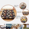 Floral Floor Mattress Japanese Style Floral Print Futon Mattress, Portable Floor Bed Mattress Roll Up Mattress for Camping RV Travel Guest Room - 4 of 4