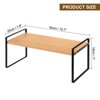 Unique Bargains Stackable Kitchen Spice Racks Countertop Organizer Shelves 1 Pc - 2 of 4
