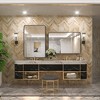 Keonjinn Framed Wall Mirror, Modern Rectangular Bathroom Vanity Mirror, Wall Mounted - 2 of 4