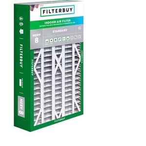 Filterbuy 16x28x6 Air Filter (1-Pack), Pleated MERV 8 Dust Defense Replacement HVAC AC Furnace Filters for Aprile Space-Gard 401 / 2400 & Lennox - 1 of 4