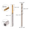 Unique Bargains High Speed Steel Titanium Plated Metric Spiral Point Thread Tap and Drill Bit Set - 2 of 4