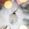 FURNIinspire Decorative Holiday Scene Props Glass Ornament Hanging Ball Christmas Tree Ornaments for Holiday Party, White, 4.3"*4.3"*4.3" - 3 of 4