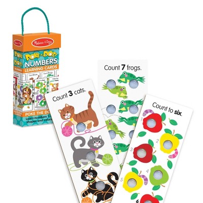 Melissa & Doug Poke-a-Dot Numbers Learning Cards