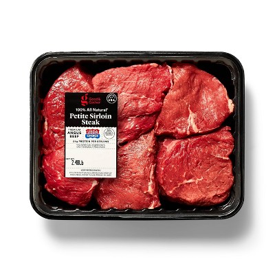 USDA Choice Angus Petite Sirloin Steak - 0.84-2.5 lbs - price per lb - Good & Gather™