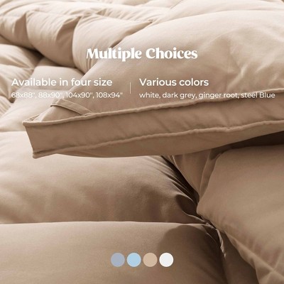 Ginger Root Twin Microfiber Duvet for Adults