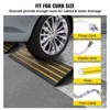 VEVOR Curb Ramp, 3 Pack Rubber Driveway Ramps, Heavy Duty 33069 lbs Weight Capacity Threshold Ramp, 2.6-inch High Curbside Bridge Ramps - 4 of 4