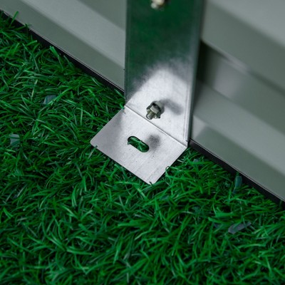 Outsunny Galvanized Raised Garden Bed Planter Raised Bed with Steel Frame for Vegetables, Flowers, Plants and Herbs, 6 of 7