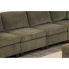 NicBex Modular Sectional 6pc Set L-Shaped Modular Sofa Bed Modern Including Couch 2x Corner Wedge 2x Armless Chairs and 2x Ottomans - 2 of 4