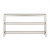 Metal Console Table in Gray - Henn&Hart - 3 of 4