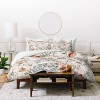 Deny Designs King Ninola Design Duvet Cover and Pillow Sham Beige - 3 of 4