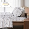 4Pcs 100% Cotton Ultra-Soft Sheet Set, Fully Elastic Novelty Printed OEKO Certified Flannel Sheet Set for Winter - 3 of 4