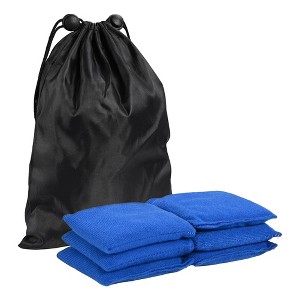 WinSpin Set of 6 Bean Bags for Tossing Cornhole Toss Game Accessories Carry Bag - 1 of 4