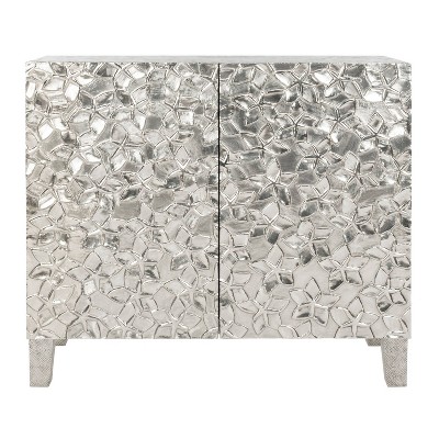 Sanora Metal Chest Silver - Safavieh