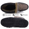 Mens Snow Boots Winter Insulated Waterproof Shoes Warm Fur Line Bootie Non-Slip Outdoor Winter - 3 of 4