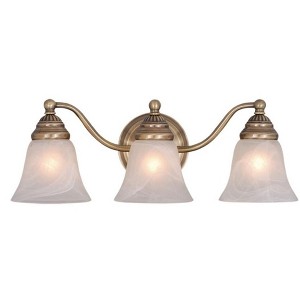 Vaxcel Standford 3 - Light Vanity in  Antique Brass - 1 of 4