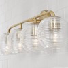Capital Lighting Dolan 4 - Light Vanity in  Matte Brass - 3 of 4