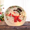 Stony Creek 6.25 In Happy Snowman Sm Pre-Lit Round Orb Christmas Lighted Glass Accent , Christmas Decor Winter Snowflakes (1PC) - 2 of 4