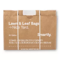 39 Gallons NuValu Lawn & Leaf Trash Bags 2 Boxes, 5 Bags Per Box 10 Count 