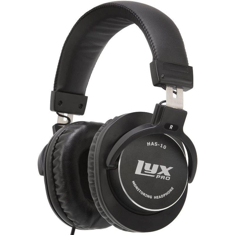 LyxPro Over-Ear Professional Recording Studio Monitor Headphones, 1 of 8