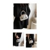 Paaaawaters Fashionable PU Leather Handbag with Bowling Bag Style - Unique & Chic, Handheld & Crossbody Option - 3 of 4