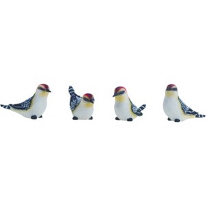 Transpac Small Resin Woodpecker Bird Figurine Set of 4 Spring Home Decorations - 1 of 1