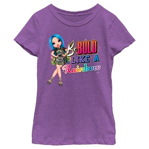 Girl's Rainbow High Amaya Be Bold Like a Rainbow T-Shirt - 1 of 4