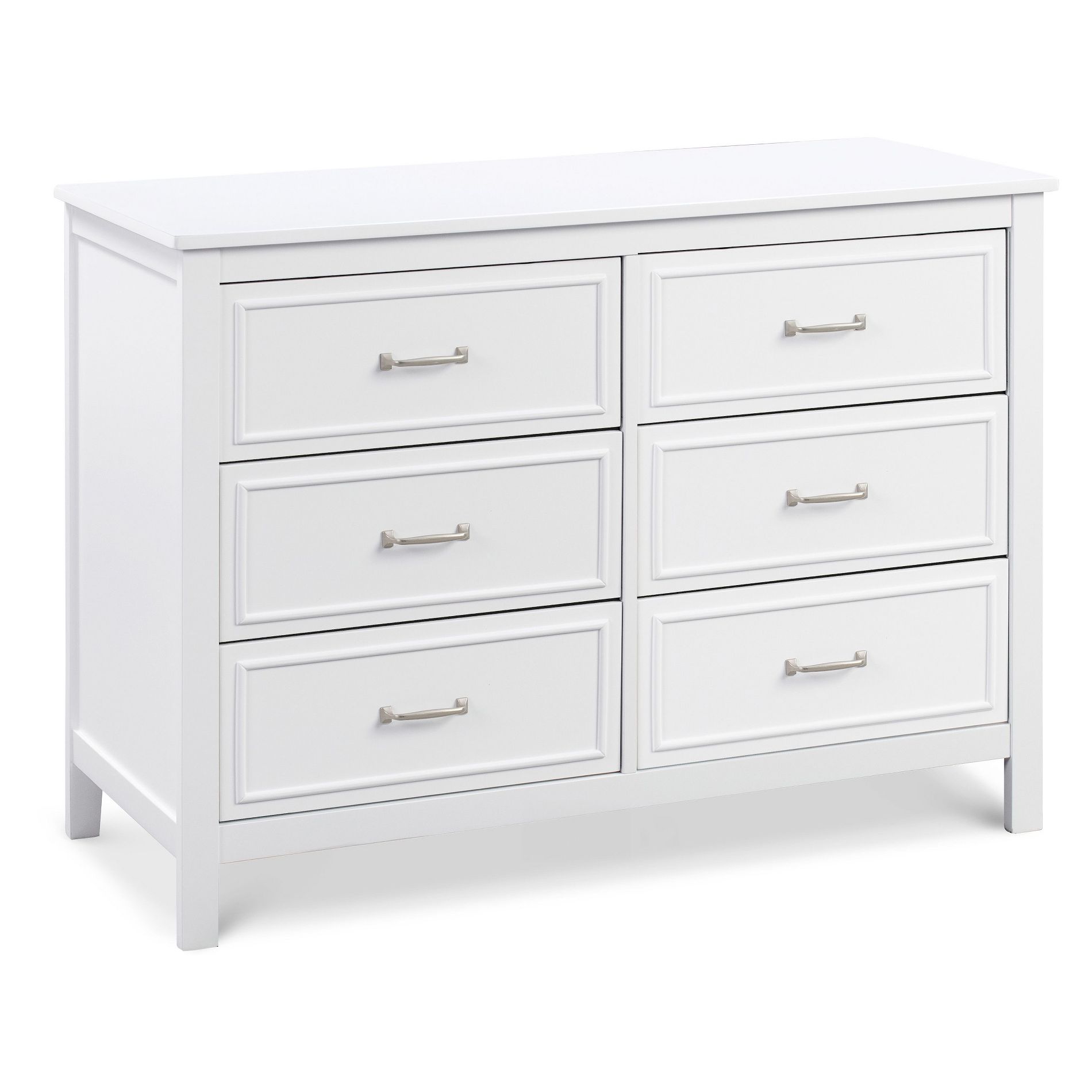DaVinci Charlie 6-Drawer Double Dresser - White
