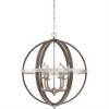 Quoizel Lighting Fusion 6 - Light Chandelier in  Brushed Nickel - image 2 of 4