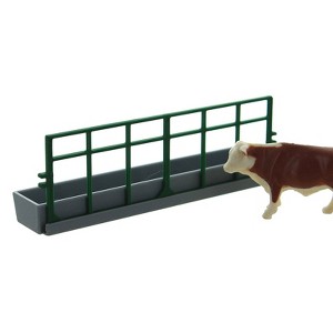 3D to Scale 1/64 Livestock Bunk Feeder, 20ft Section, 3D Printed 64-309-GR - 1 of 1