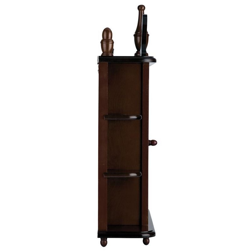 Design Toscano Savile Row Hardwood Wall Curio Display Cabinet, 4 of 7