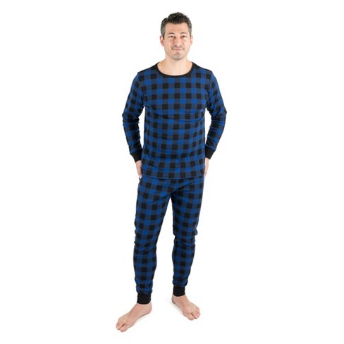 Leveret Mens Black & Green Plaid Flannel Pajamas – Leveret Clothing