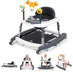 Foalom 5-in-1 Music and Lights Baby Walker Foldable with 5 Adjustable Heights - 1 of 4