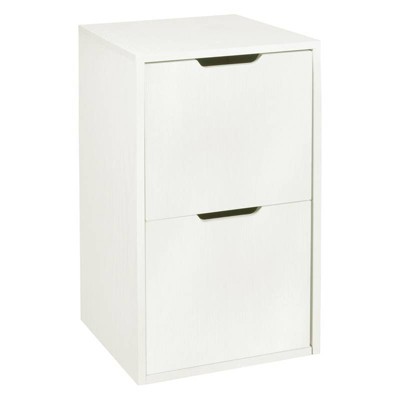 Mod Freestanding Pedestal 2 Drawer Filing Cabinet White - Niche ...