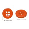 Unique Bargains Resin Craft DIY Round Flat 4-Hole Replacement Sewing Buttons 10 Pcs - 2 of 4