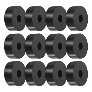 Unique Bargains Mechanical Anti-Vibration Durable Multipurpose Rubber Isolation Washers Black - 1 of 4