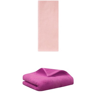 REGALWOVEN Solid Absorbent Soft Cotton Hand Towels for Bathroom Hotel and Spa 13" x 30" 2 Pcs