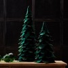 Melrose Beaded Leaf Pine Tree (Set of 2) - 3 of 3