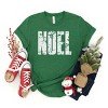 Noel Block Distressed - Youth Short Sleeve Graphic T-Shirt - 4 of 4