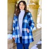 Catherines Long Fleece Coat With High Pile Fleece Lining - 3 of 4
