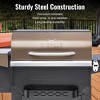 Z Grills ZPG-6002B 572 Sq.in. Wood Pellet Grill Direct Flame Searing 8-in-1 Smoker Cost-Effective BBQ Choice Brown - 4 of 4